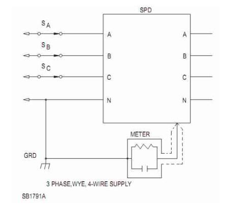 三相漏電流測(cè)量電路