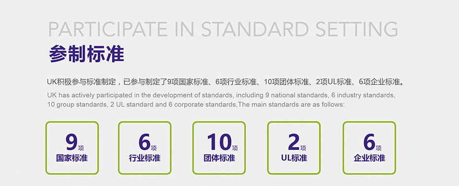 優(yōu)科檢測(cè)參制標(biāo)準(zhǔn)