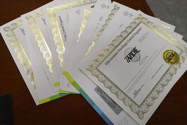 iNARTE認(rèn)證證書